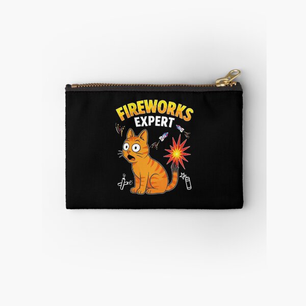Item preview, Fireworks Expert Scared Cat Singed Tail  designed and sold by Betsytiptoe.