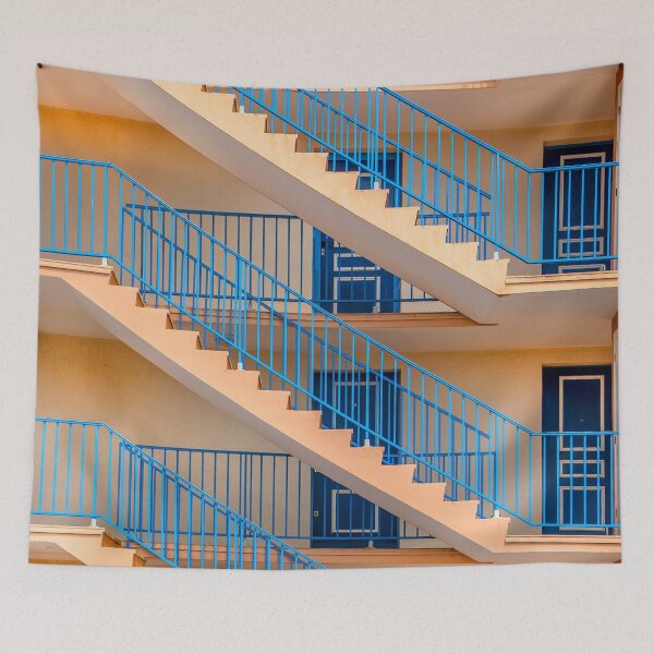 Item preview, Blue Stairs designed and sold by Dave Hare Photography.