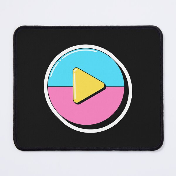 Item preview, Colorful play button illustration, pop art designed and sold by artskill2k17.