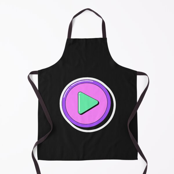 Item preview, Purple green play button illustration, pop art designed and sold by artskill2k17.