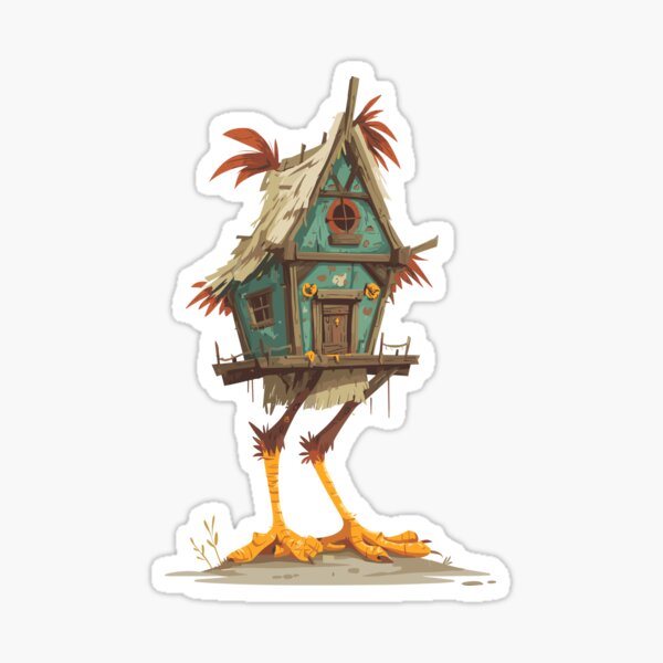 Artikel-Vorschau von Hähnchenschenkel Baba Yaga Hütte, designt und verkauft von bapupa.
