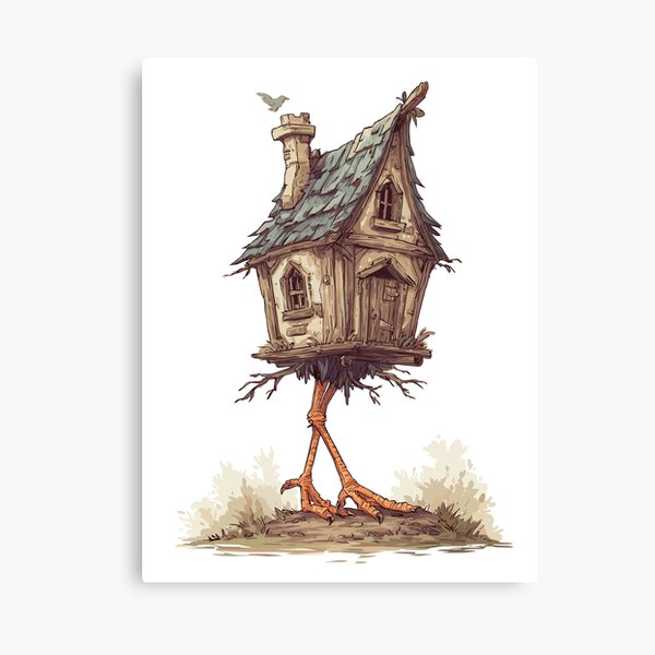 Item preview, Creepy Baba Yaga Hut designed and sold by bapupa.