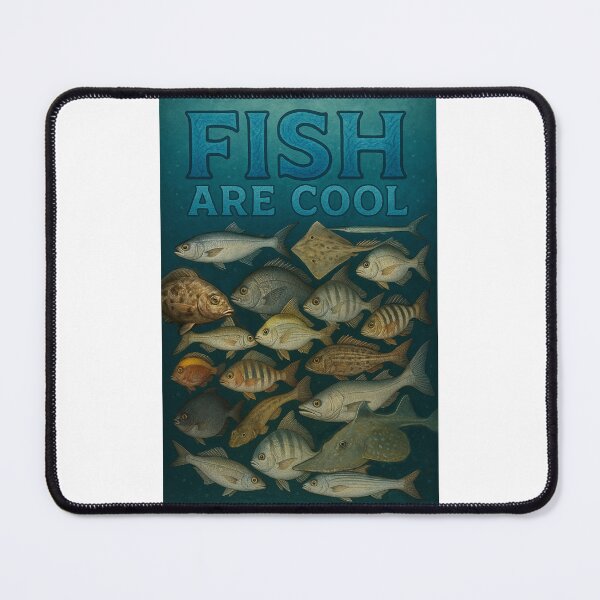 Item preview, Fish are Cool! 1 designed and sold by GrassoGraphics.
