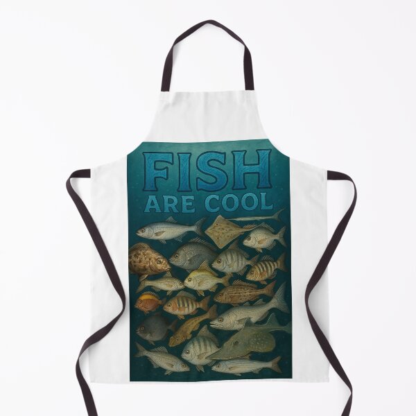 Item preview, Fish are Cool! 1 designed and sold by GrassoGraphics.