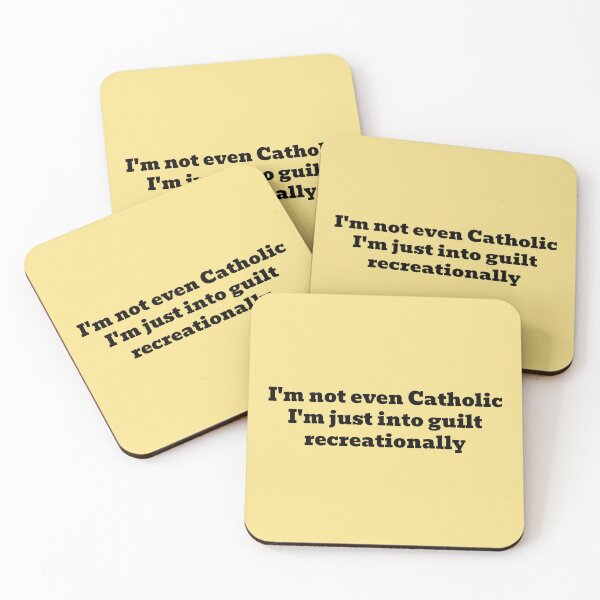 Item preview, I'm not even Catholic, I'm just into guilt recreationally designed and sold by WakeNBake-Tees.
