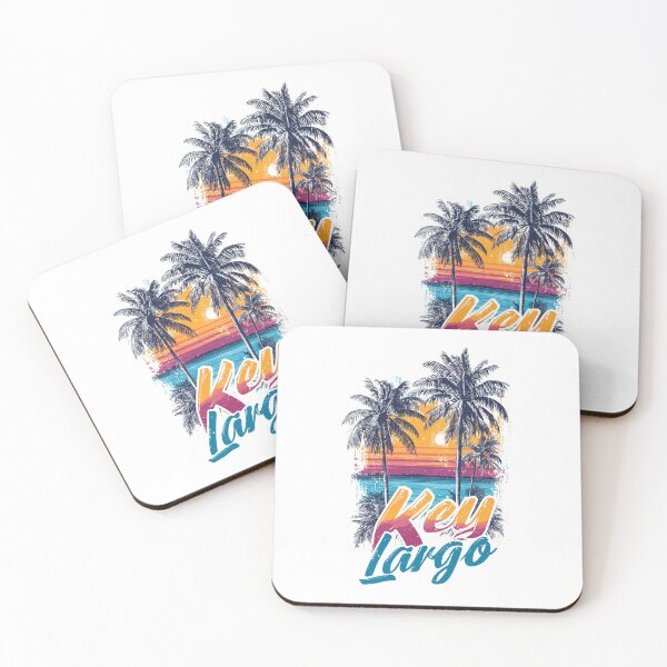 Item preview, Key Largo Florida Retro Sunset designed and sold by Blurbean.