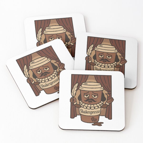 Item preview, Shakespresso – Funny Shakespeare Coffee Pun T-Shirt Design designed and sold by TeeTimeTreasure.