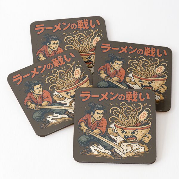 Item preview, Samurai Ramen Showdown – Noodle Duel designed and sold by Diwakar-Designs.