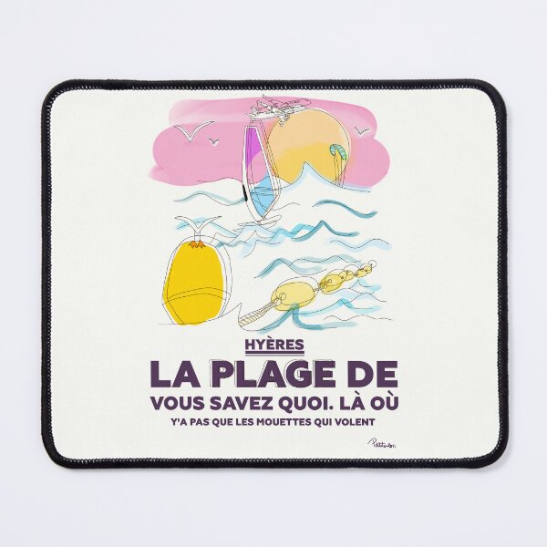 Item preview, Hyères Beach, traffic jam in the sky designed and sold by petiteToulon.