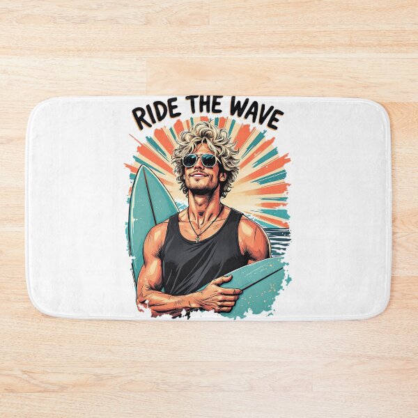 Item preview, Ride the Wave T-Shirt | Retro Surfing Vintage Sunset Tee | Beach Summer Vibes Shirt designed and sold by Tmino-design.
