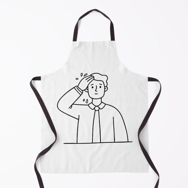 Item preview, Nervous person wiping sweat from their forehead before speaking designed and sold by rasagamastore.
