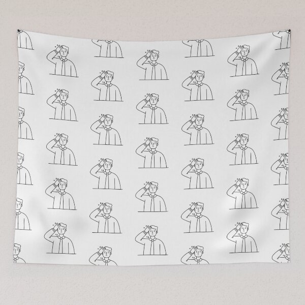 Item preview, Nervous person wiping sweat from their forehead before speaking designed and sold by rasagamastore.