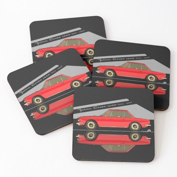 Item preview, Fulvia Coupé 1300 - 1965 -1974 - (Rosso Alfa) – Rally Roots in Style designed and sold by Azaziel.