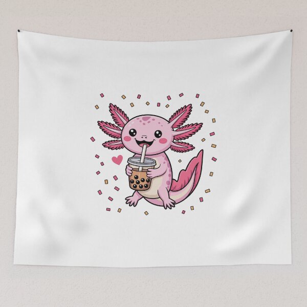Item preview, axolotl bubble tea  designed and sold by jkrphoto.