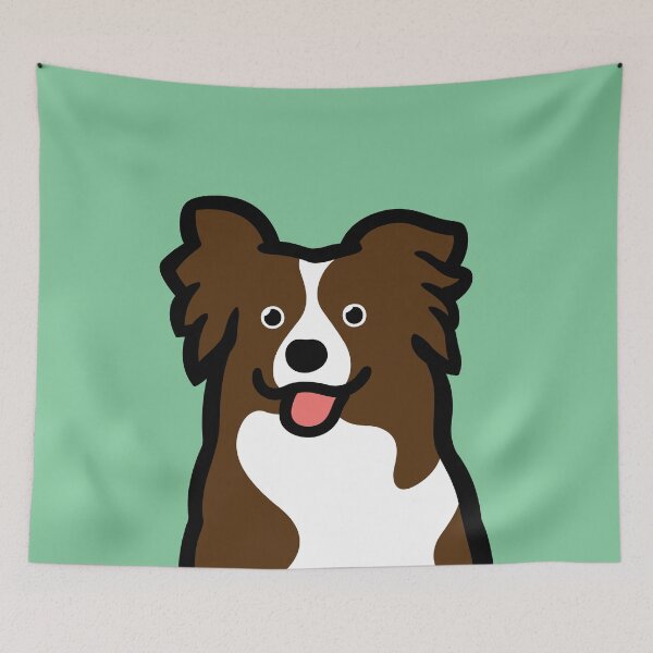 Item preview, Border Collie POP DOG - chocolate designed and sold by Arabicat.