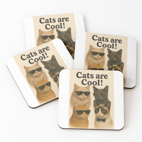 Item preview, Cats are Cool! 3 designed and sold by GrassoGraphics.
