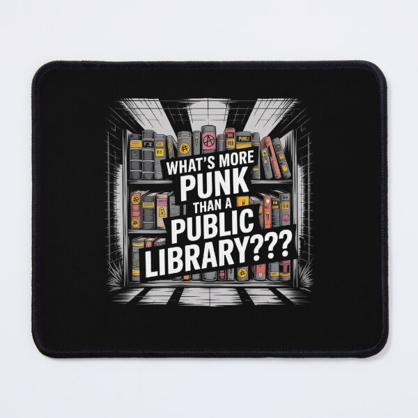 Item preview, what's more punk than a public library??? designed and sold by Mateusz Majcherek.