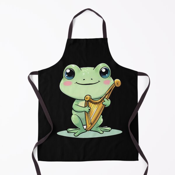 Item preview, A Cute Harpist Frog designed and sold by DWorriBHappi.