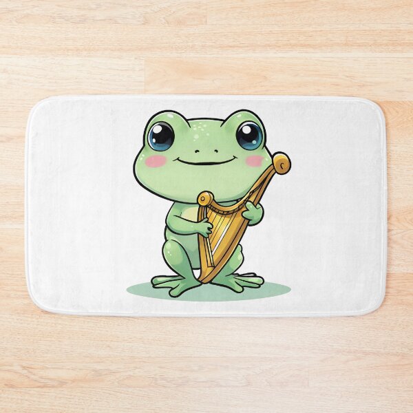 Item preview, A Cute Harpist Frog designed and sold by DWorriBHappi.