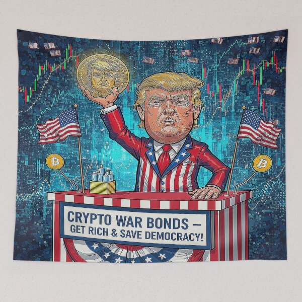 Item preview, Trump's Crypto War Bonds designed and sold by justdark11113.
