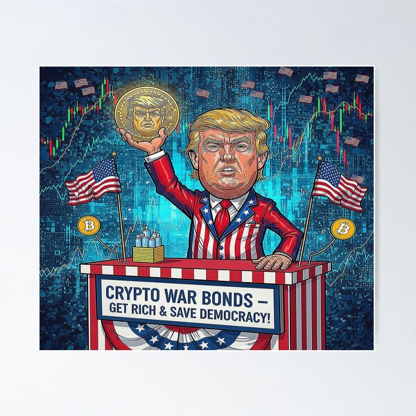 Item preview, Trump's Crypto War Bonds designed and sold by justdark11113.