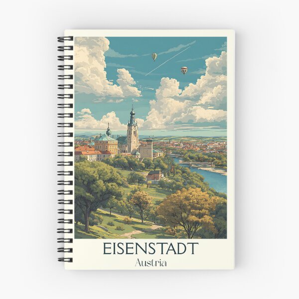 Item preview, Eisenstadt Austria Vintage Travel Poster - Burgenland Baroque Capital designed and sold by TuncGK.