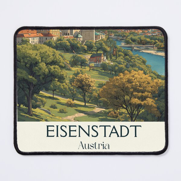 Item preview, Eisenstadt Austria Vintage Travel Poster - Burgenland Baroque Capital designed and sold by TuncGK.