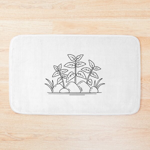 Item preview, Nettles growing wild among the rocks designed and sold by rasagamastore.