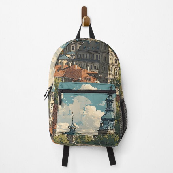 Item preview, Graz Austria Vintage Travel Poster - UNESCO Historic Cityscape designed and sold by TuncGK.