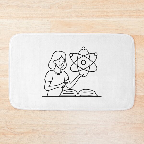 Item preview, A student examining neutron behavior in a physics textbook designed and sold by rasagamastore.