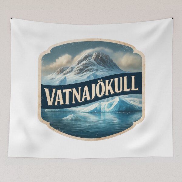 Item preview, Vatnajökull Glacier Iceland Vintage designed and sold by Blurbean.