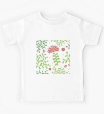 Elegance Seamless pattern with flowers, vector floral illustration in vintage style Kids Tee