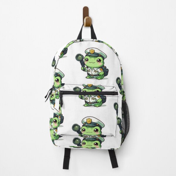 Item preview, A Cute Highway Patrol Officer Frog designed and sold by DWorriBHappi.