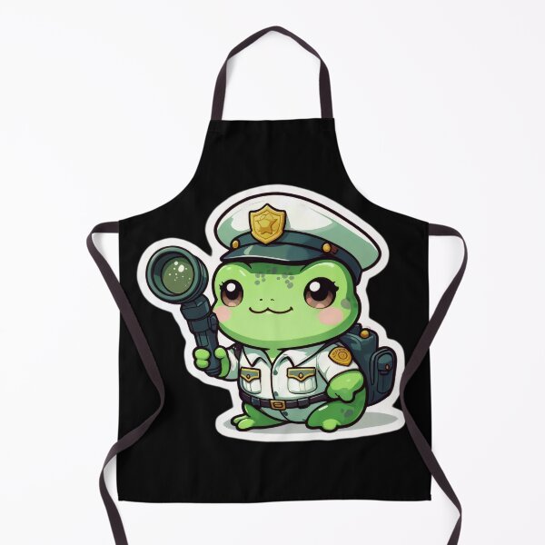 Item preview, A Cute Highway Patrol Officer Frog designed and sold by DWorriBHappi.