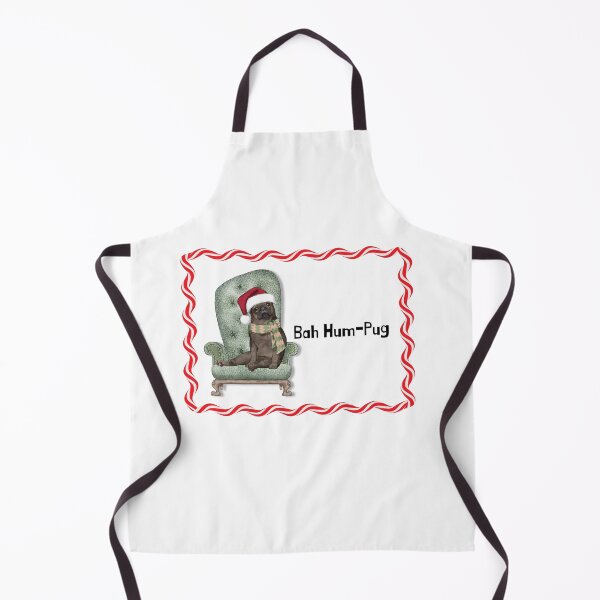 Item preview, Black Christmas Pug Dog - funny Christmas animal lover gift designed and sold by Katy Meg.