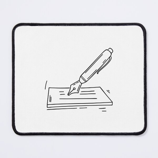 Item preview, A fountain pen nib gliding smoothly over paper designed and sold by rasagamastore.