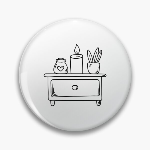 Item preview, A nightstand with a candle and essential oils for relaxation designed and sold by rasagamastore.