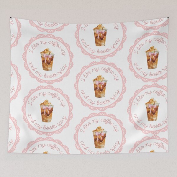 Item preview, I like my coffee icy and my books spicy designed and sold by libbymercer.