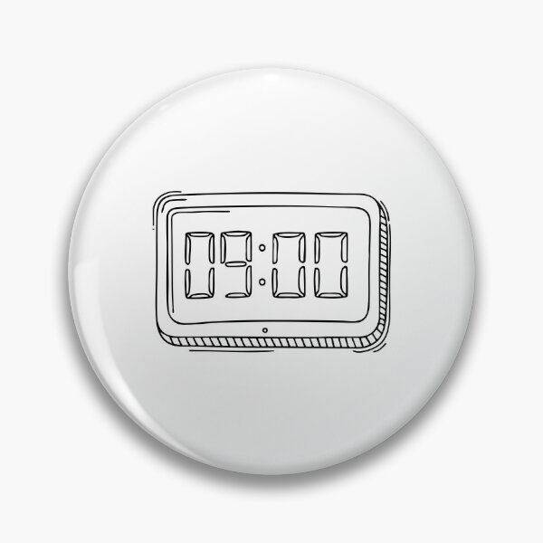 Item preview, A digital clock displaying the 9 o'clock designed and sold by rasagamastore.