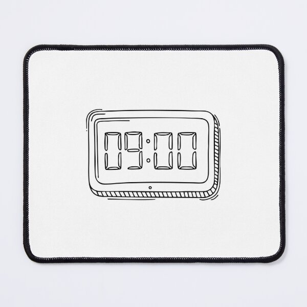 Item preview, A digital clock displaying the 9 o'clock designed and sold by rasagamastore.
