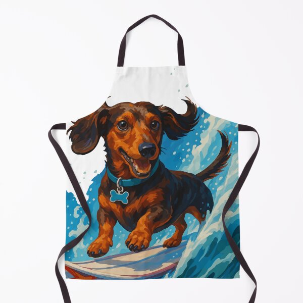Item preview, Dachshund Surfing designed and sold by VelvetRoom.