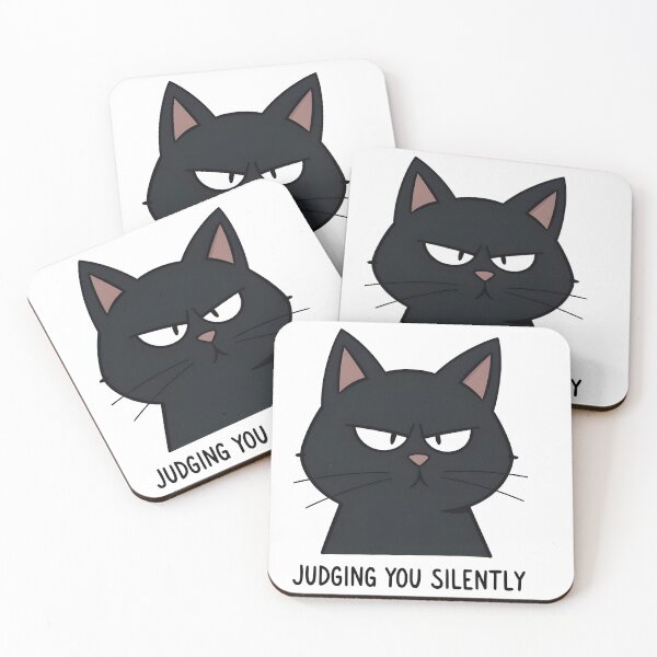 Item preview, Skeptical cat designed and sold by Tabubu.
