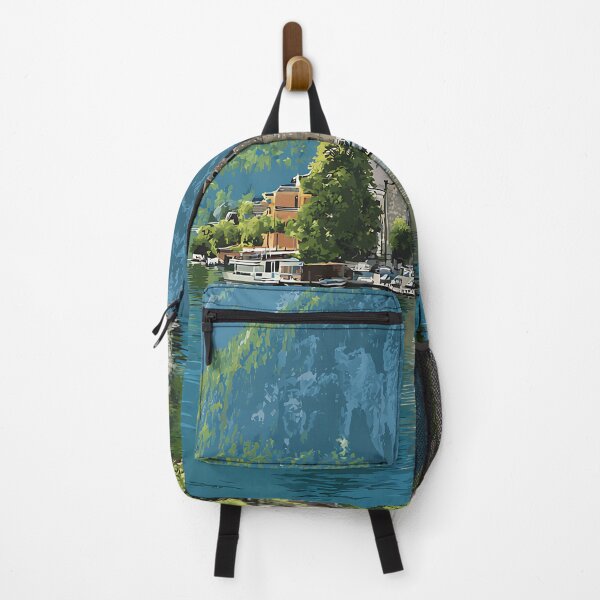 Item preview, Hallstatt Austria Vintage Travel Poster - Iconic Lakeside Village designed and sold by TuncGK.