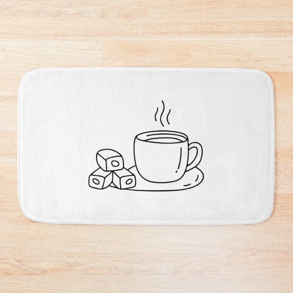 Item preview, A cup of coffee beside Nougat bars stacked neatly designed and sold by rasagamastore.