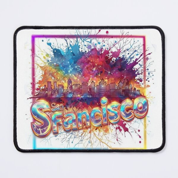 Item preview, San Francisco NeuroBurst Premium Cool Trendy Best Gift  designed and sold by Imaginarium of Chaos falcon88 .