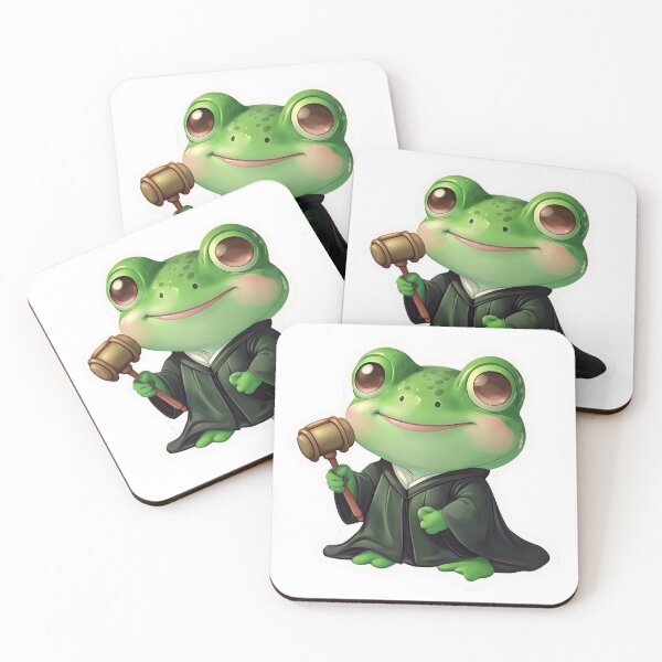 Item preview, A Cute Judge Frog designed and sold by DWorriBHappi.