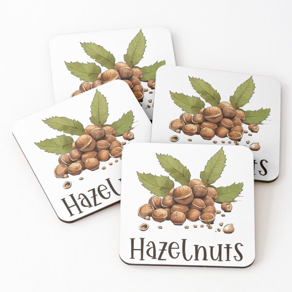 Item preview, Hand Drawn Illustration of Hazelnuts  designed and sold by Sketch-Shack.