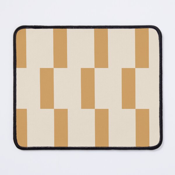 Item preview, Modern Geometric Tile Pattern – Clean Lines & Contemporary Style - Yellow Ochre & Warm White designed and sold by Millefolia Design .