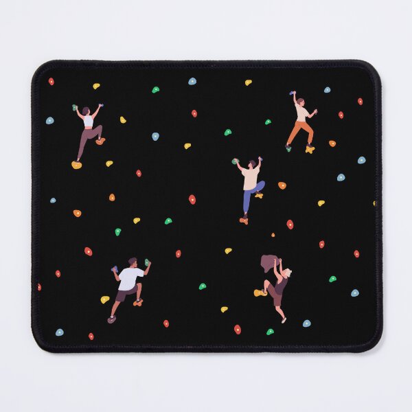 Item preview, Miniature bouldering people | climbing to the top designed and sold by marni graphics.
