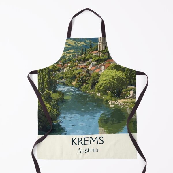 Item preview, Krems Austria Vintage Travel Poster - Wachau Wine Region Gem designed and sold by TuncGK.